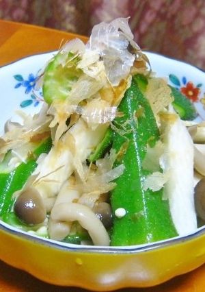 オクラと長いもの煮浸し-レシピのメイン写真