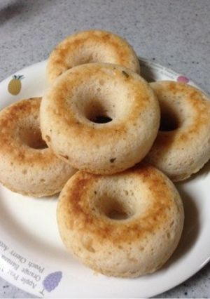 桜＊焼きドーナッツ-レシピのメイン写真