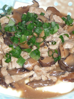 蒸し豆腐の椎茸豚肉あんかけ-レシピのメイン写真