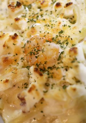 豆乳と米粉でWチーズシーフードグラタン-レシピのメイン写真
