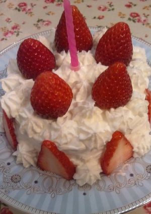 ☆一歳のお誕生日ケーキ☆-レシピのメイン写真