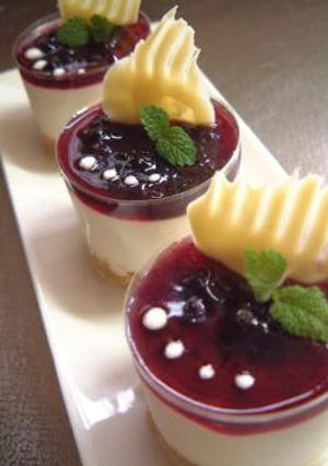 クリームチーズと水切りヨーグルトで♪ふわふわムース-レシピのメイン写真