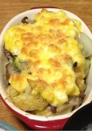 キャベツとしめじのタルタルグラタン風-レシピのメイン写真