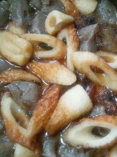 ちくわとこんにゃくの甘辛煮-レシピのメイン写真