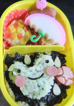 梅雨のデコ弁！かえるのお弁当☆-レシピのメイン写真