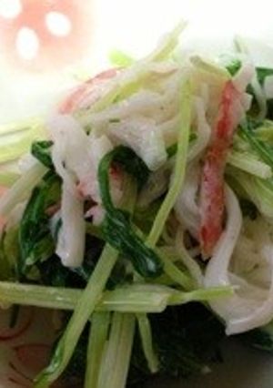 水菜のサラダ-レシピのメイン写真