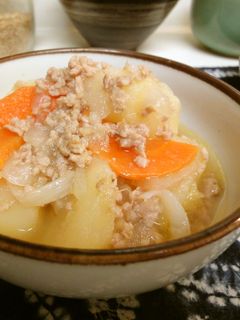 *あっさり*塩そぼろ肉じゃが*-レシピのメイン写真