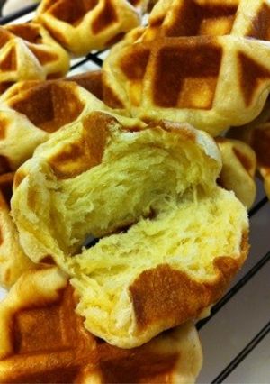 フワフワ♡HBでベルギーワッフル-レシピのメイン写真