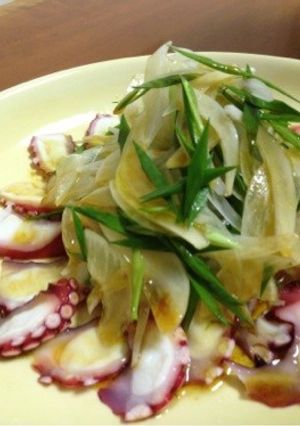 野菜たっぷり！タコのカルパッチョ-レシピのメイン写真