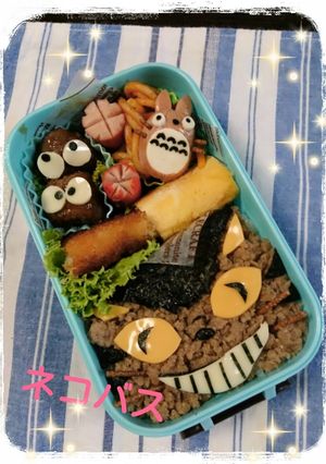 キャラ弁＊ネコバス-レシピのメイン写真