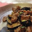 ウチの定番*ナスと豚肉の田楽風味噌炒め