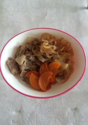 お弁当に簡単☆豚肉のすき煮-レシピのメイン写真