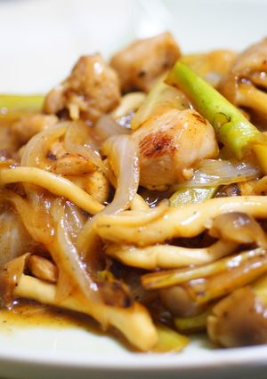 鶏肉と野菜の黒酢炒め-レシピのメイン写真