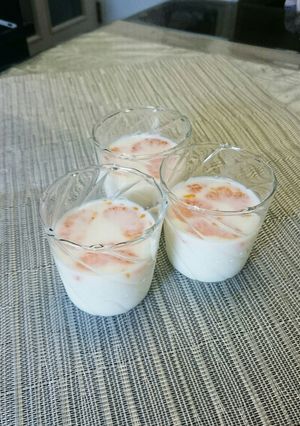 簡単！みかん入りさわやか牛乳プリン-レシピのメイン写真