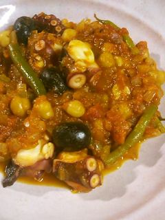 ひよこ豆と蛸のトマト煮-レシピのメイン写真