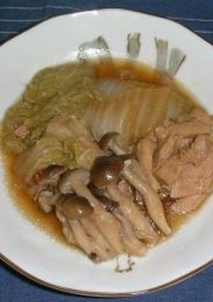 ツナと白菜の煮物-レシピのメイン写真