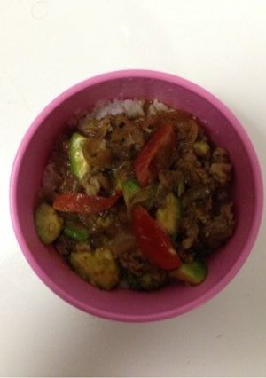 最強!?さっぱり梅だれアボガド丼!!-レシピのメイン写真