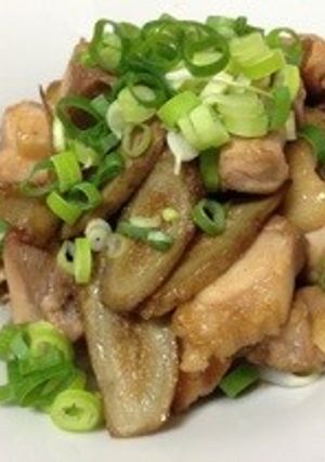 夏向け！牛蒡と鶏の照り焼き♡-レシピのメイン写真
