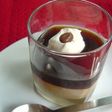 2色のコーヒーデザート