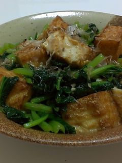 揚げ豆腐とほうれんそうのナムル風-レシピのメイン写真