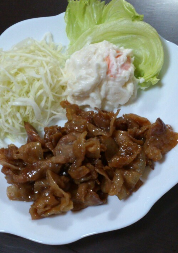 濃いめの豚バラしょうが焼き☆-レシピのメイン写真