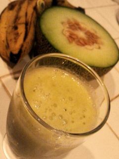 しゅわわ~☆メロンバナナジュース-レシピのメイン写真