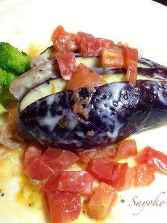 茄子と豚肉のミルフィーユ☆トマトチーズ-レシピのメイン写真