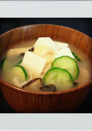 ■糖質制限■きゅうり豆腐油あげ簡単冷や汁-レシピのメイン写真