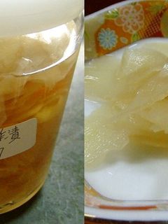 2013年~~新生姜の甘酢漬け-レシピのメイン写真