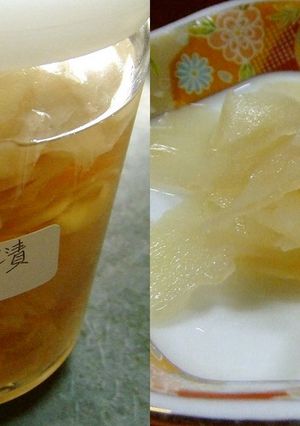 ２０１３年～～新生姜の甘酢漬け-レシピのメイン写真