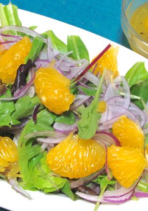 甘夏ドレッシングで食べる＊甘夏サラダ-レシピのメイン写真