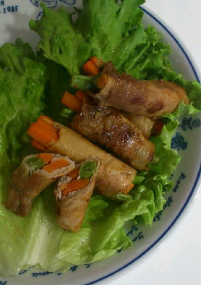 簡単！ いんげんとニンジンの豚肉巻き照焼-レシピのメイン写真