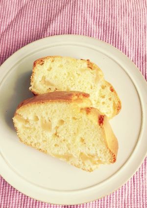 HM粉＆桃缶詰で♡ピーチケーキ-レシピのメイン写真