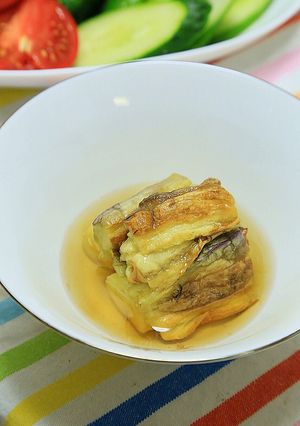 ナスの超カンタン焼き浸し　料亭の味-レシピのメイン写真