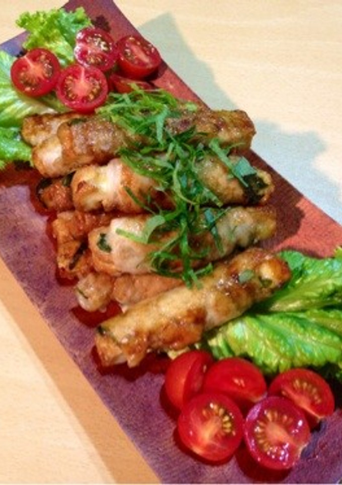 厚揚げと大葉の肉巻き☆生姜醤油焼き-レシピのメイン写真