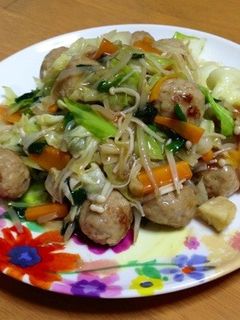 *肉団子の中華風あんかけ・味付け-レシピのメイン写真
