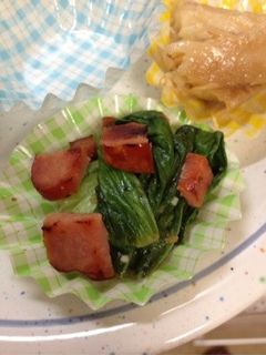 ちんげん菜炒め-レシピのメイン写真