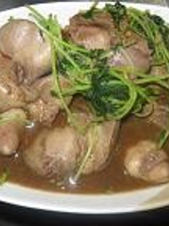 レバーと豆苗の炒め物-レシピのメイン写真