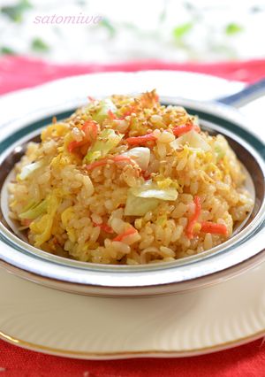 ＸＯ醤＆ごま風味♪中国風✿カニ玉混ぜご飯-レシピのメイン写真