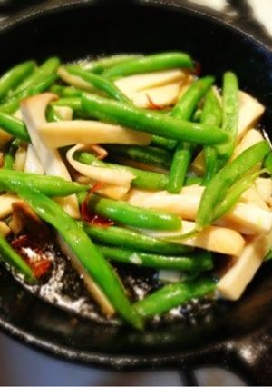 ◆インゲンとエリンギのペペロンチーノ◆-レシピのメイン写真