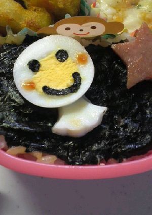 ゆで卵で♪てるてる坊主-レシピのメイン写真