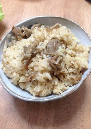 生姜焼き風炊込みご飯♡-レシピのメイン写真