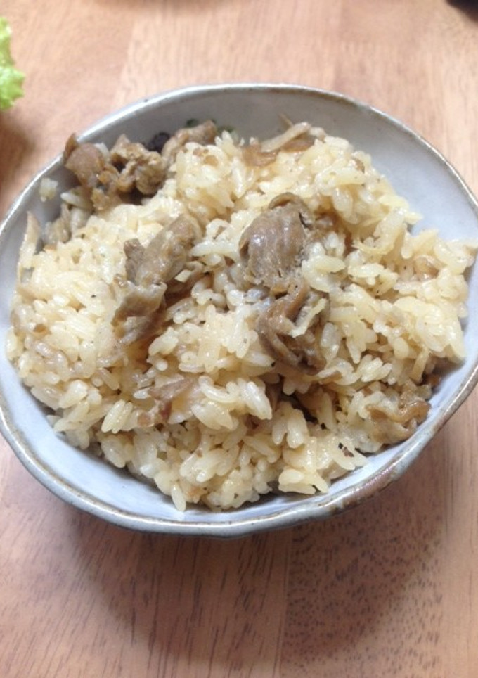 生姜焼き風炊込みご飯♡-レシピのメイン写真