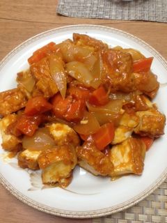 厚揚げの酢豚風-レシピのメイン写真