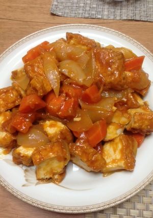厚揚げの酢豚風-レシピのメイン写真