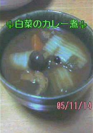 ■□白菜のカレー煮□■-レシピのメイン写真