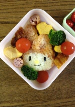 マイメロ弁当-レシピのメイン写真