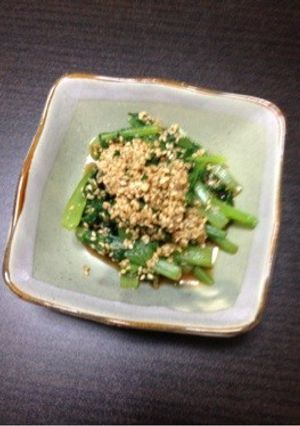 小松菜のゴマ和え-レシピのメイン写真