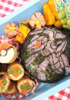 キャラ弁＊ポケモン ゲノセクト弁当♪-レシピのメイン写真