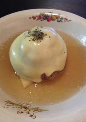 適当で出来る！紫色が綺麗な玉葱の肉詰め♪-レシピのメイン写真